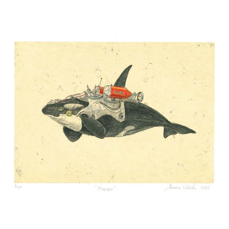 「Hunter」銅版画