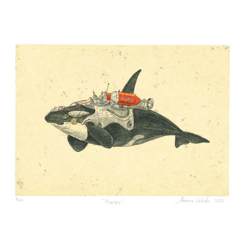 「Hunter」銅版画